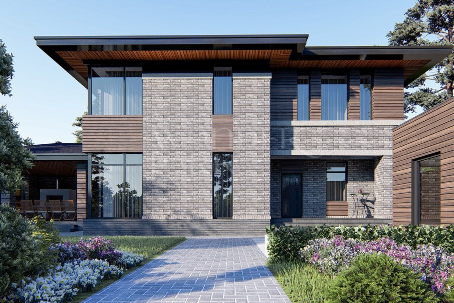 Дом в стиле Райта 200-250 кв.м