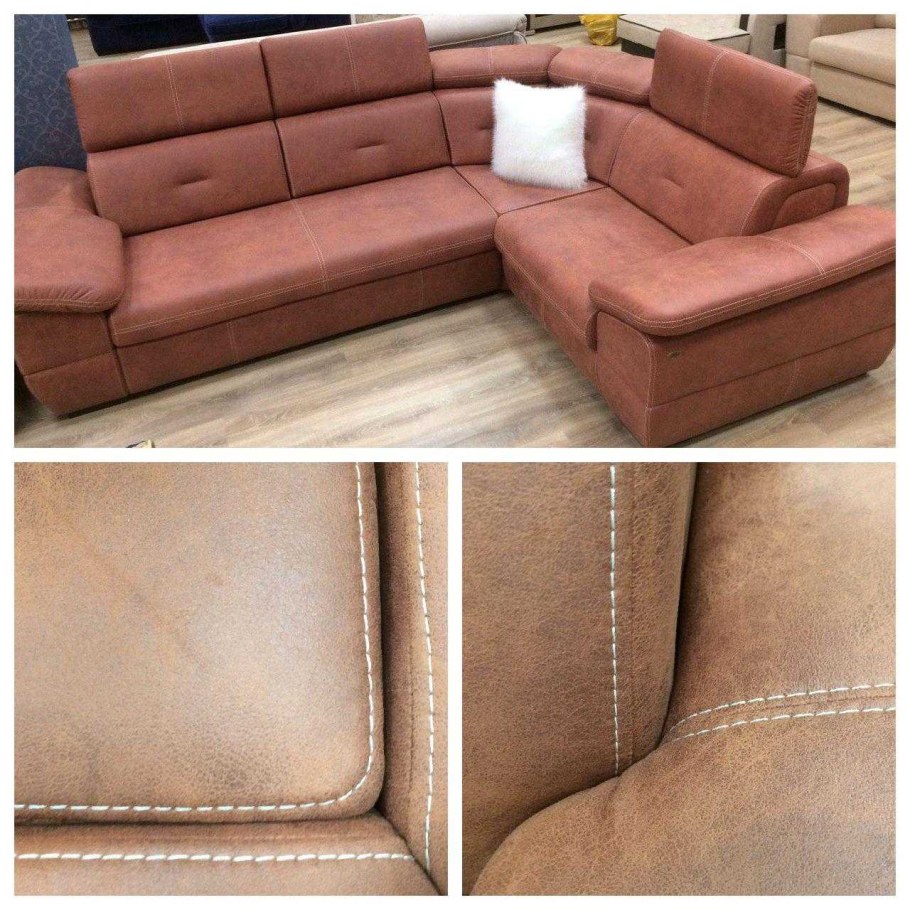 Диван угловой замша искусственная