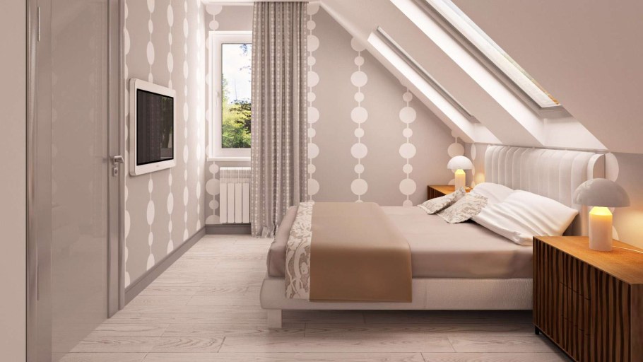 Мансардный этаж интерьер