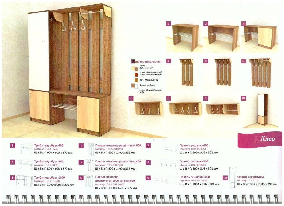 Прихожая Лира инструкция по сборке