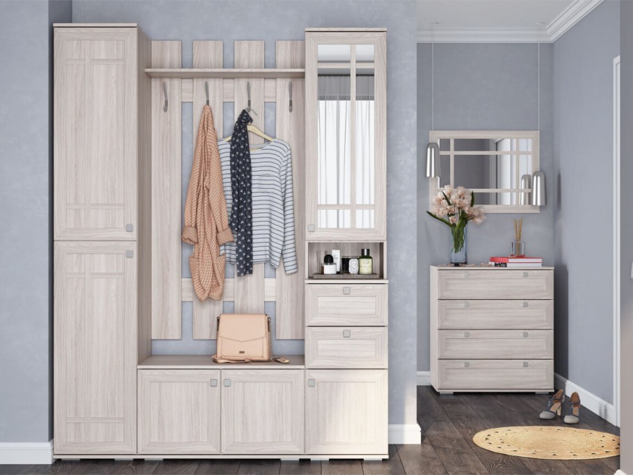 Шкаф ясень Анкор светлый