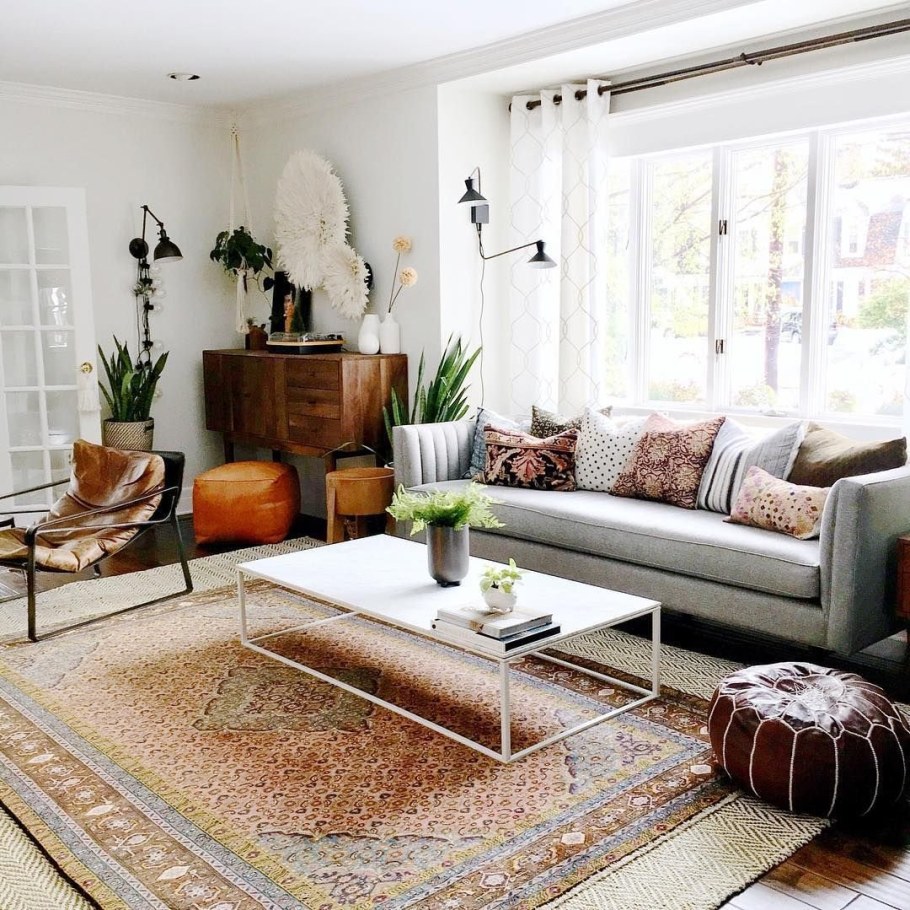 Стильные ковры в гостиную