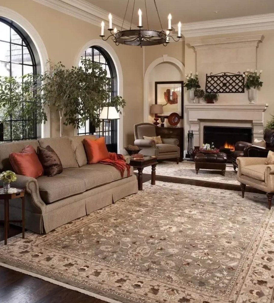 Персидский ковер в интерьере