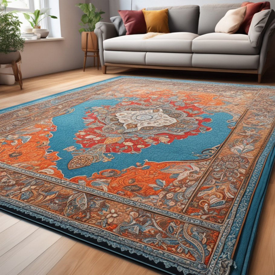 Шерстяной ковер в интерьере