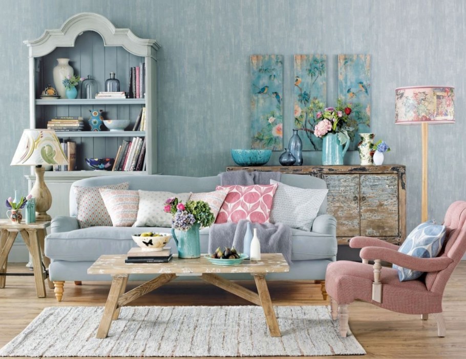 Цветовая палитра стиля шебби Шик