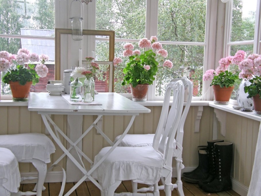 Терраса шебби Шик