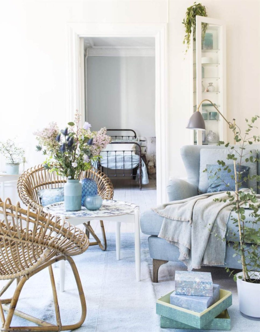 Растения в интерьере Прованс