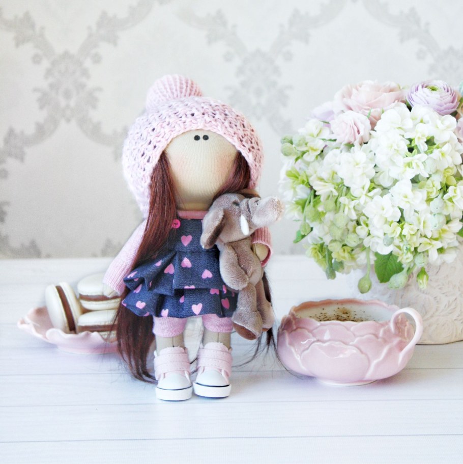 Куклы текстильные интерьерные