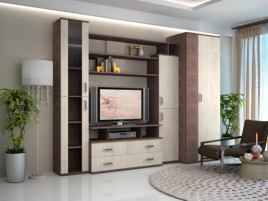 Стенка Милан СТЛ.248.00 МС венге/дуб