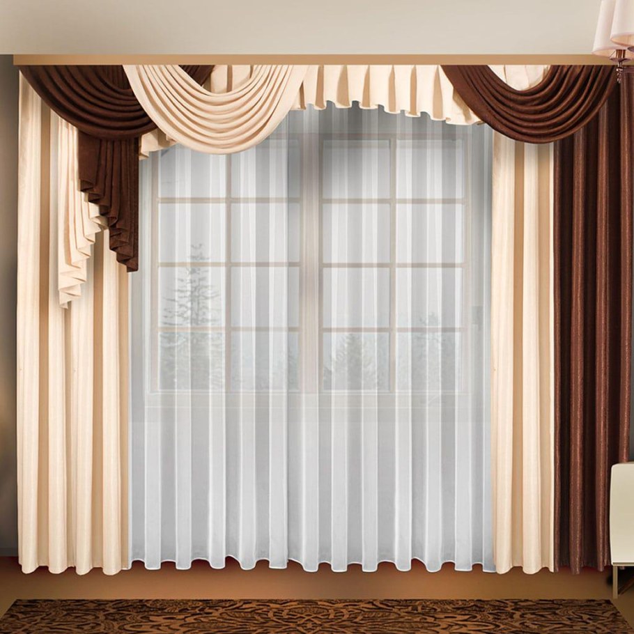 Занавески с ламбрекеном