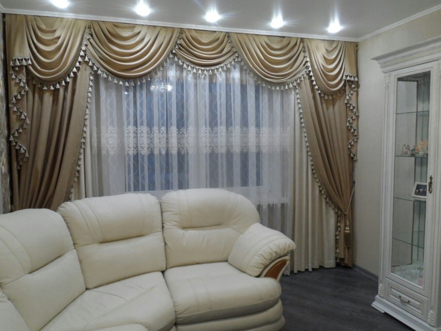 Шикарные шторы в гостиную