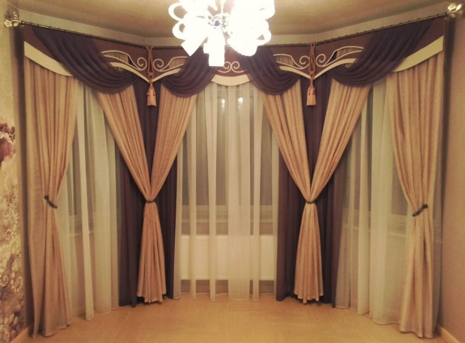 Ламбрекены для зала