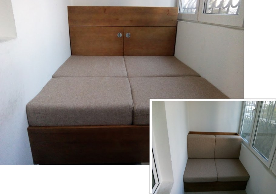 Складной диванчик на балкон