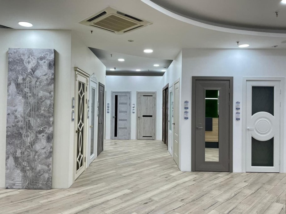 Ривьера айс дверь межкомнатная в интерьере