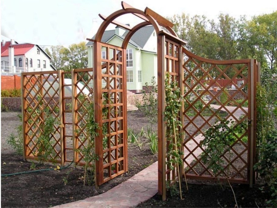 Шпалера перголы арки садовые