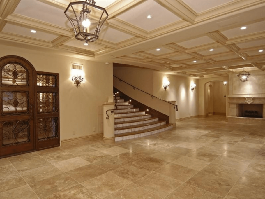 Травертин в интерьере