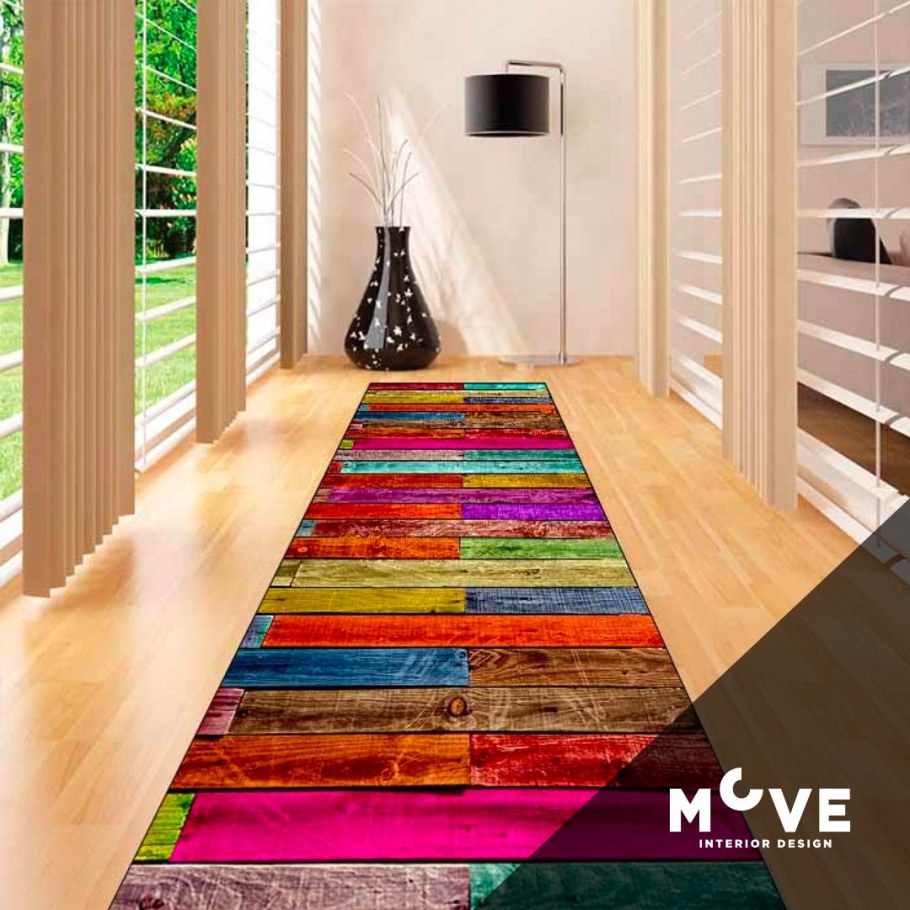 Цветной ковер