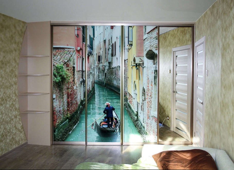 Шкаф купе с фотопечатью