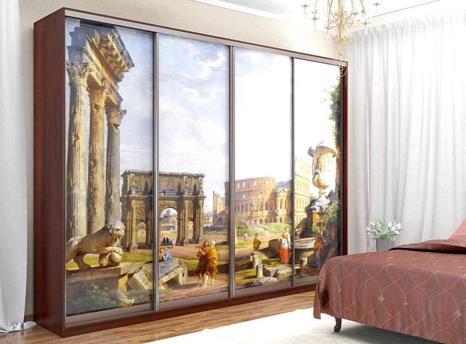 Фасады шкафов купе с фотопечатью