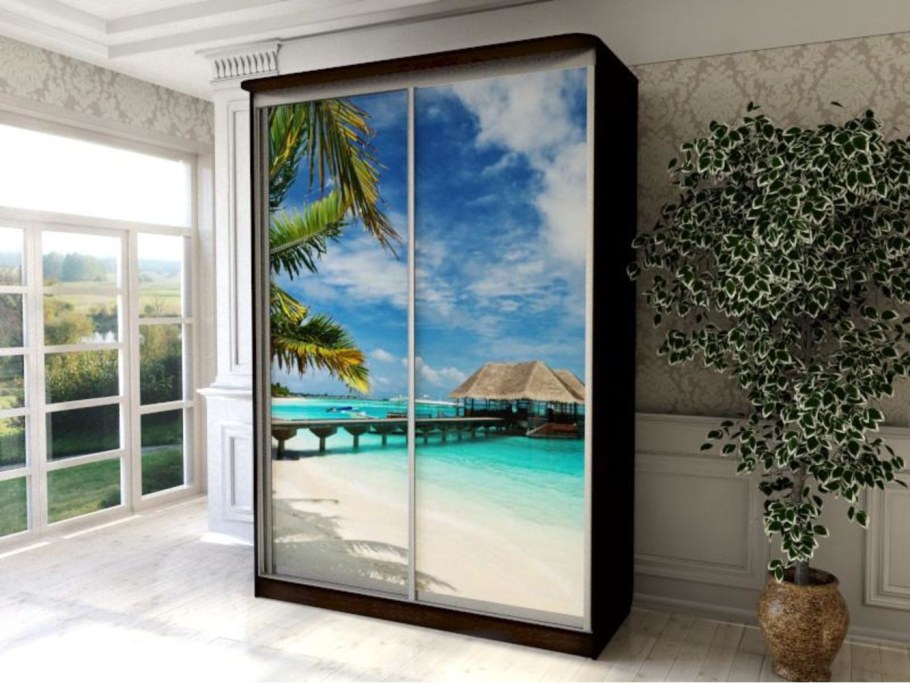 Шкаф купе с фотопечатью