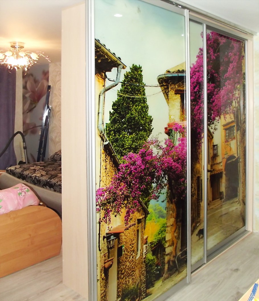 Шкаф купе с фотопечатью