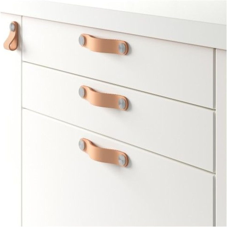 ОСТЕРНЭС кожаная ручка дубленая кожа 153мм