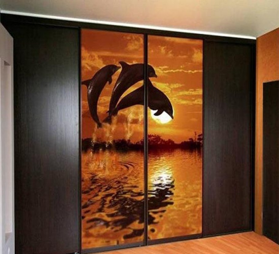 Шкаф купе с фотопечатью