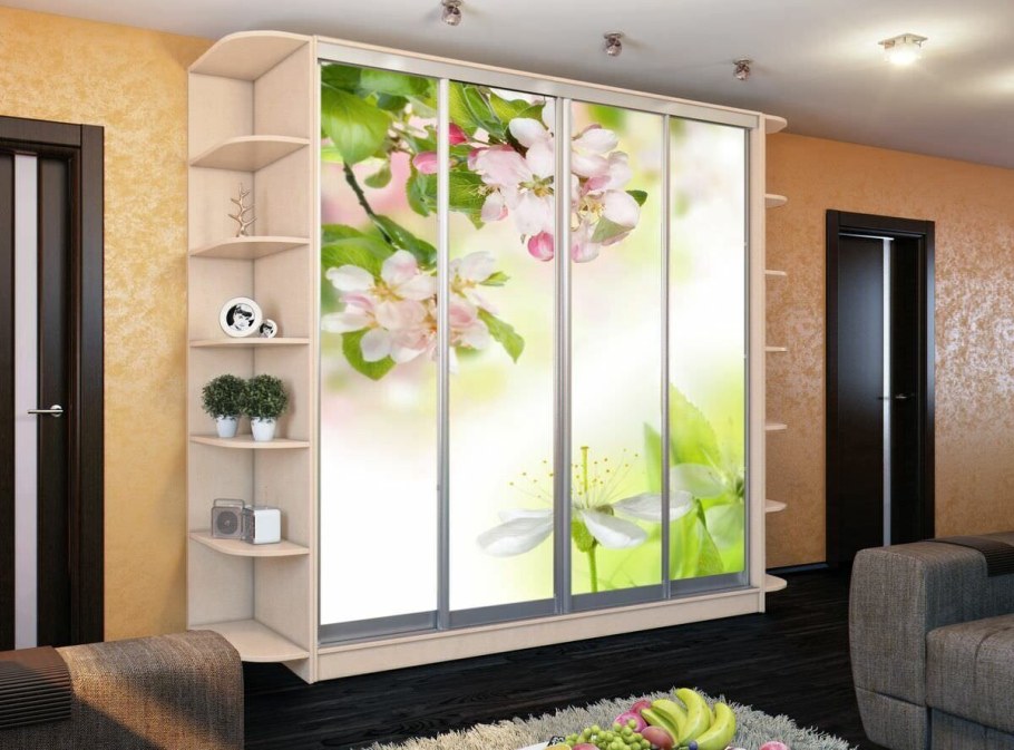 Шкафы в цветочек