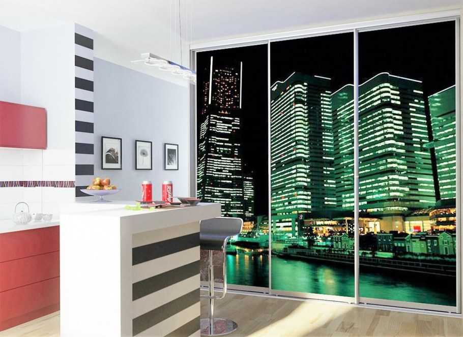 Печать на стекле в интерьере