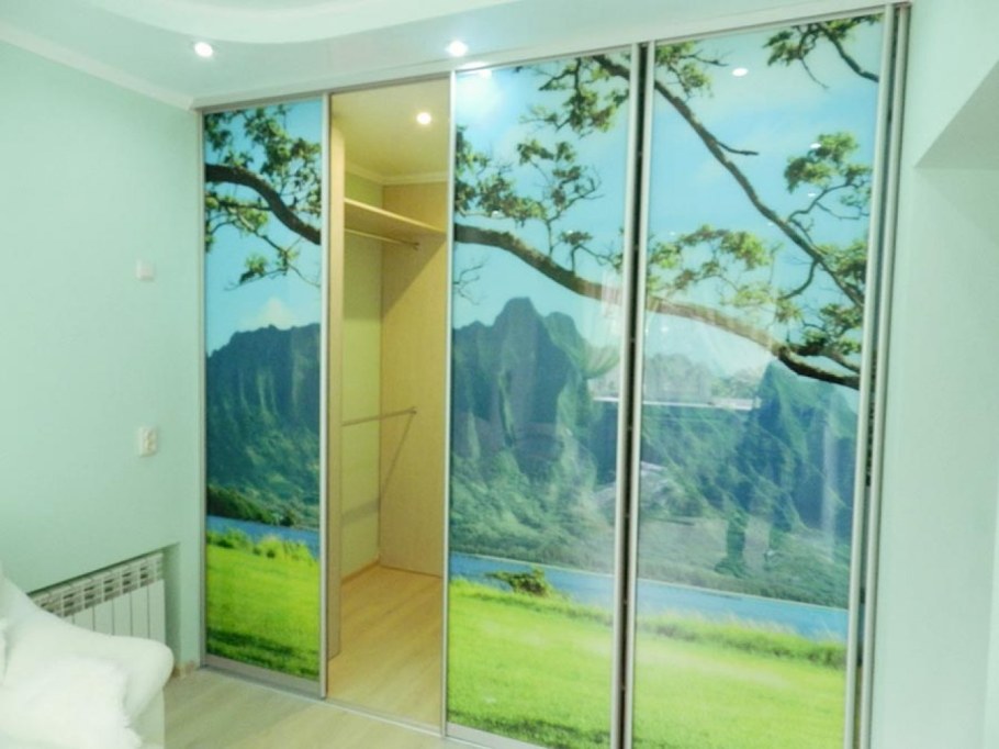 Шкаф купе с фотопечатью