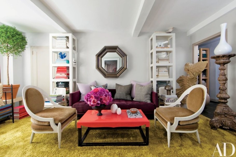 Способы расстановки цветов в интерьере