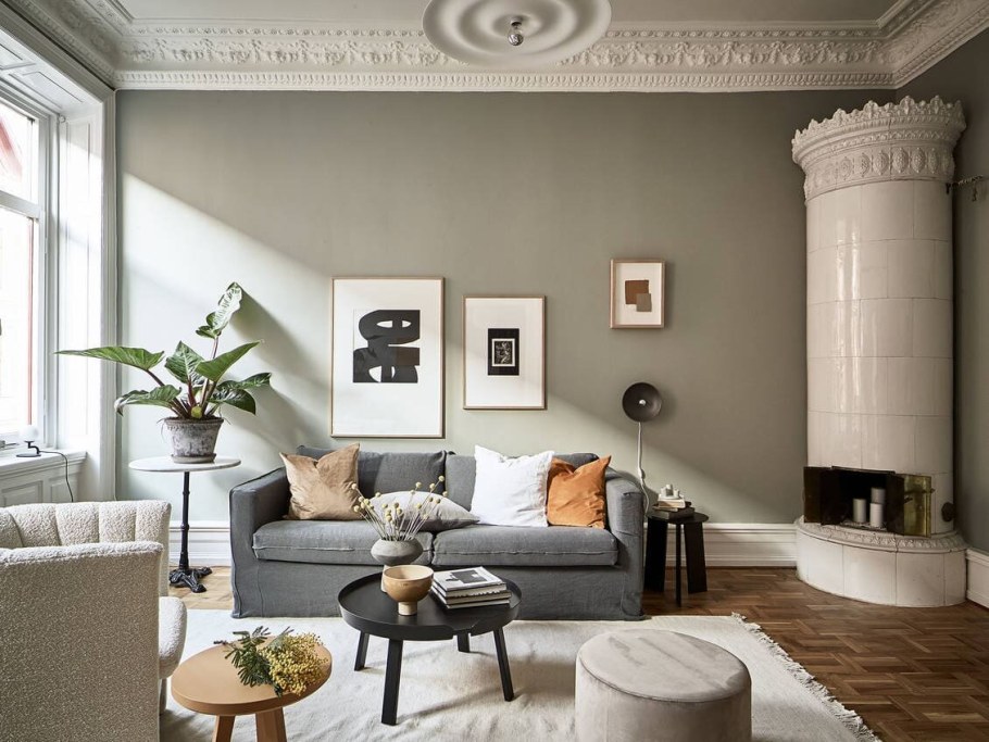 Асимметричный стиль в интерьере