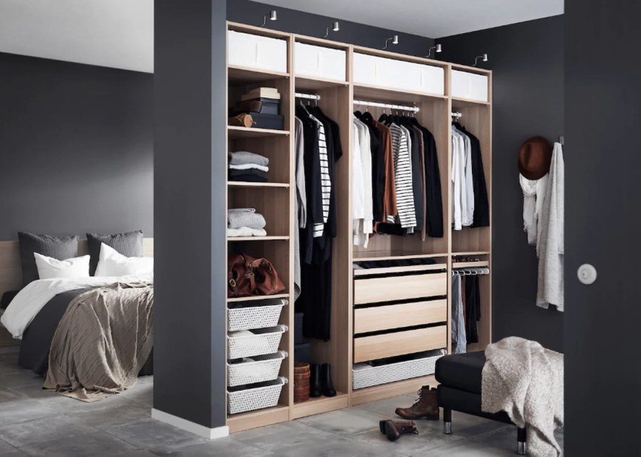 Гардеробная икеа ПАКС