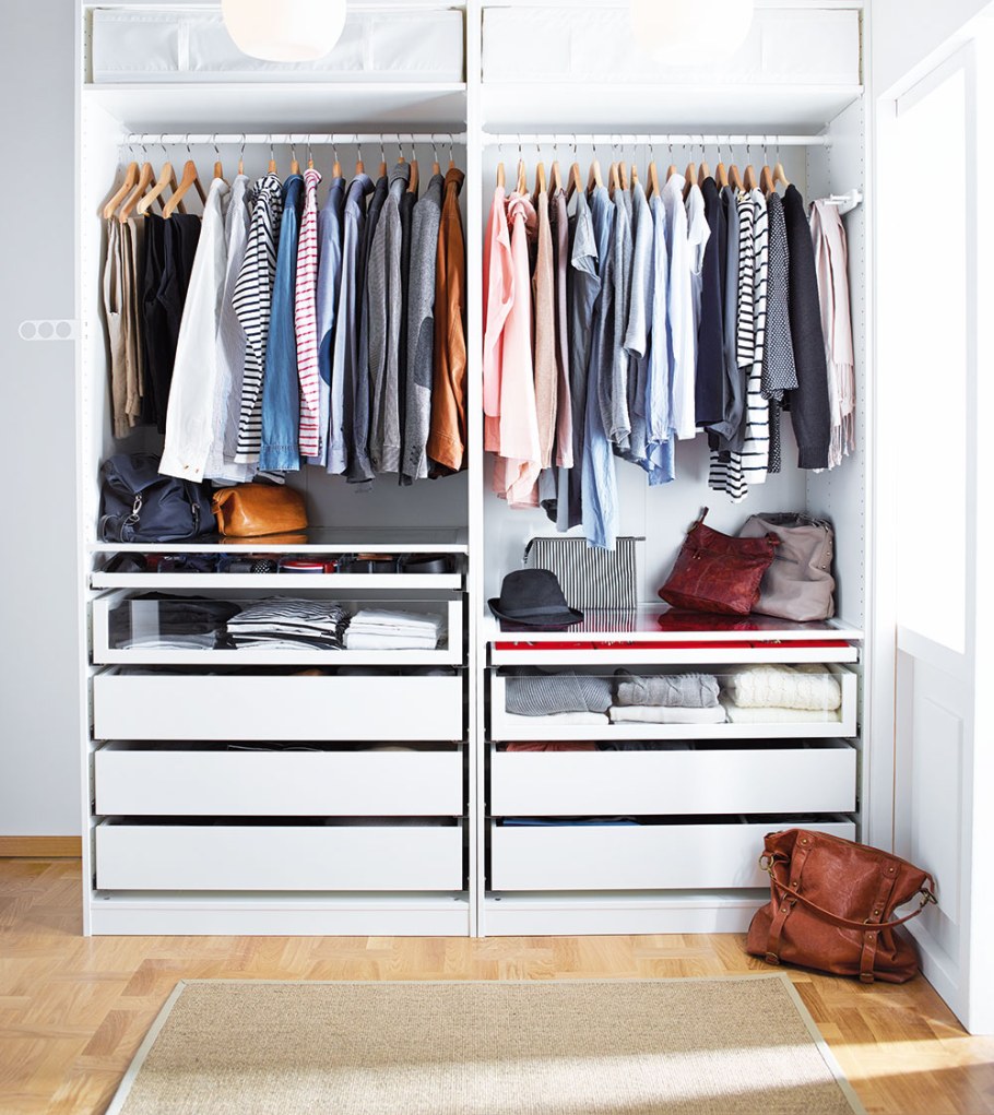 Гардеробная икеа ПАКС