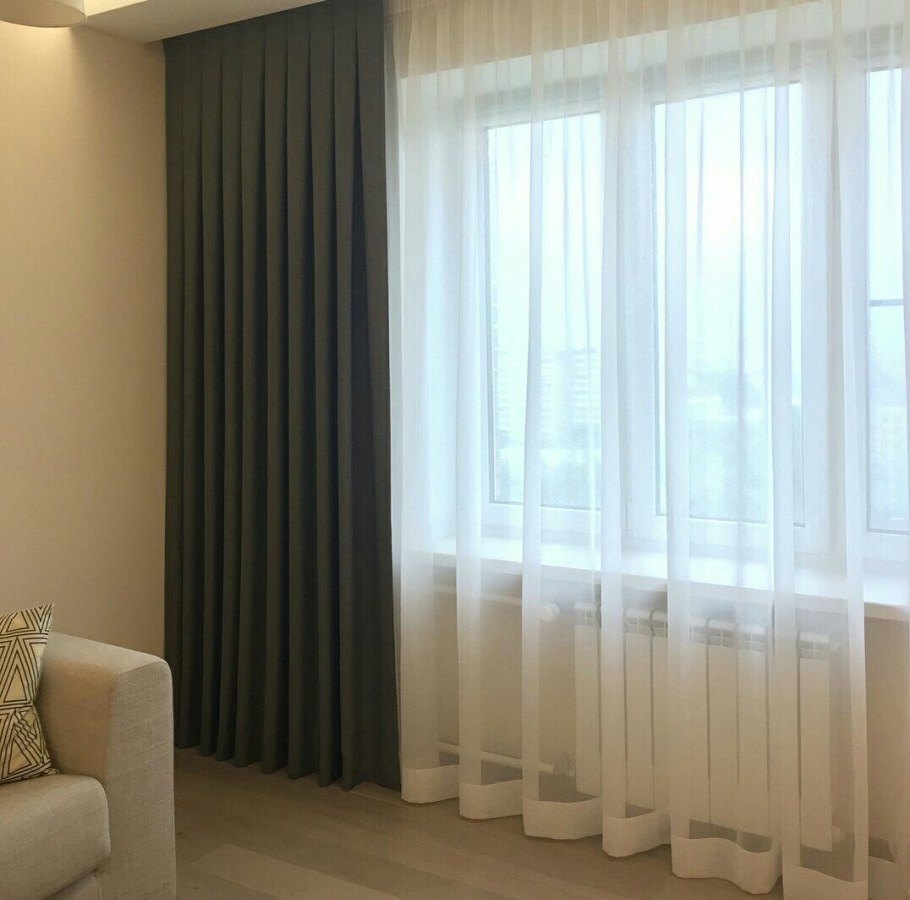 Бантовая складка на тюли