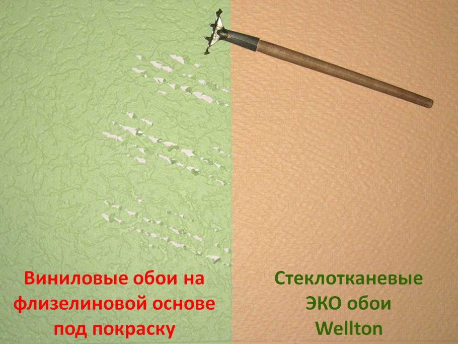 Стеклотканевые обои под покраску