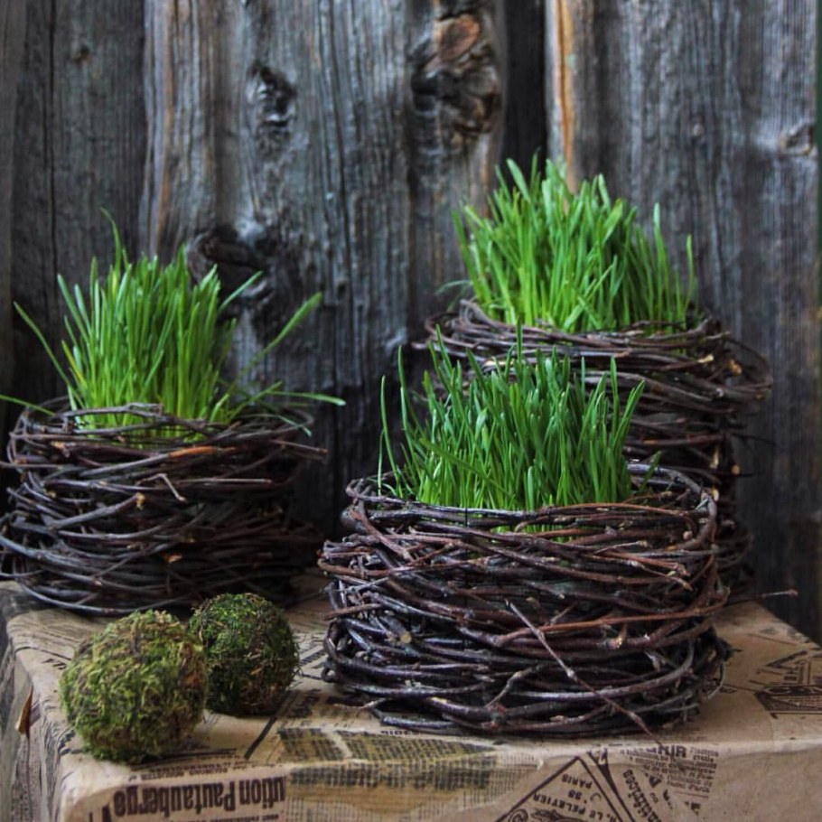 Декор из веточек