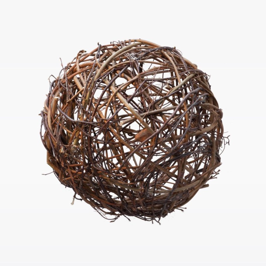 Шар из веточек