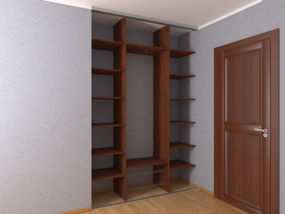 Встроенные шкафы купе в нишу