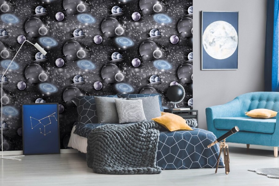 Обои с планетами для стен