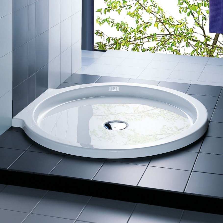 Душевой поддон металлический