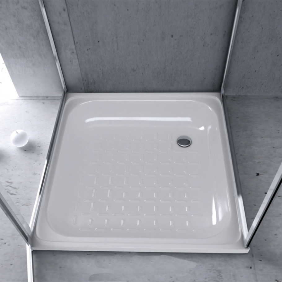 Душевой поддон сталь 70*70*15 Donatony