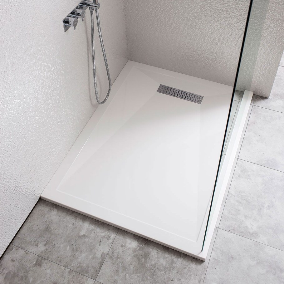 Душевой поддон 100х90 из искусственного камня