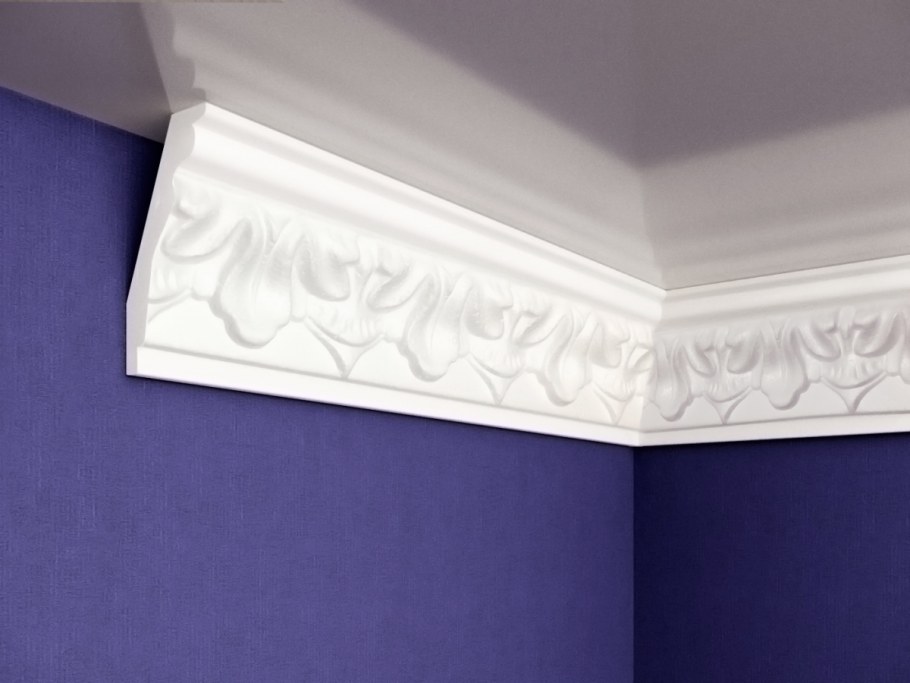 Плинтус потолочный инжекционный Солид