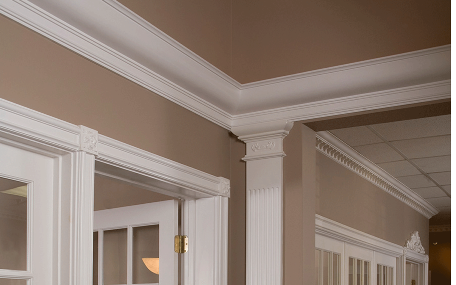 Карниз полиуретановый потолочный Европласт