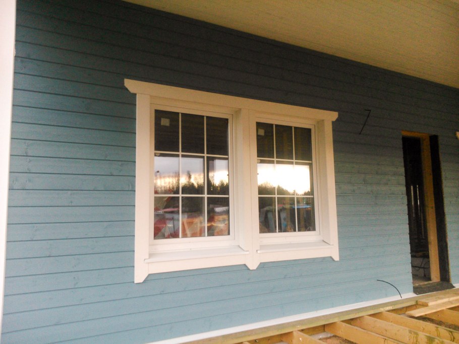 Наличники на окна финский дом