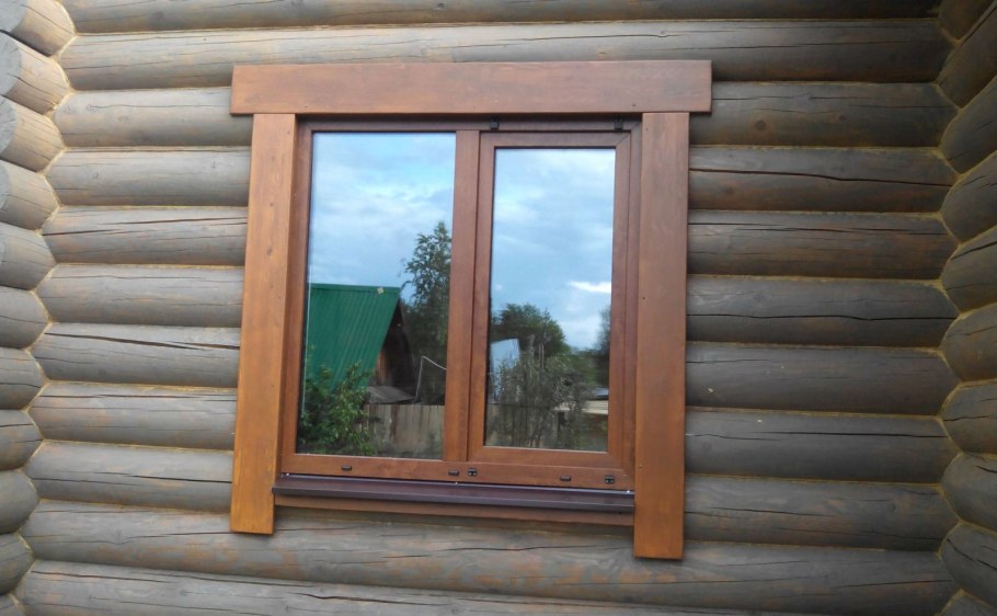 Деревянная обналичка на окна