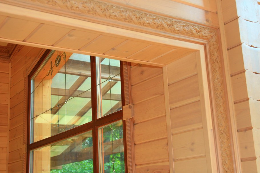Деревянные откосы на окна