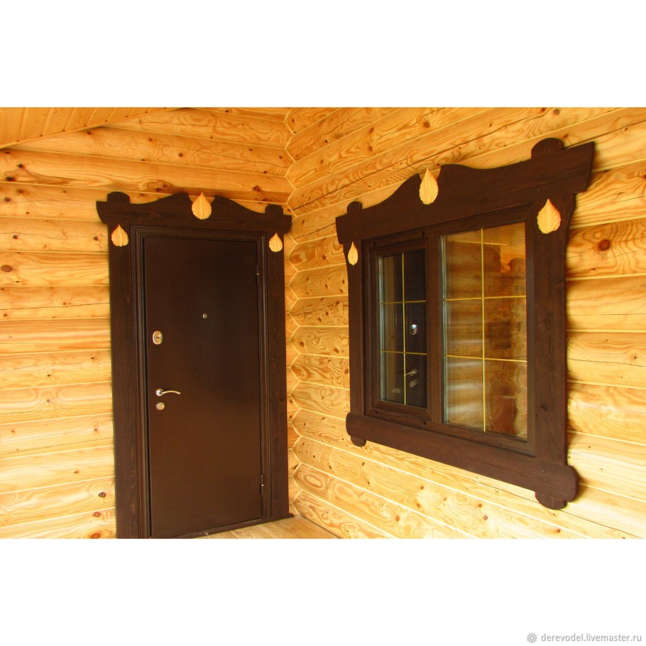 Деревянная обналичка на окна