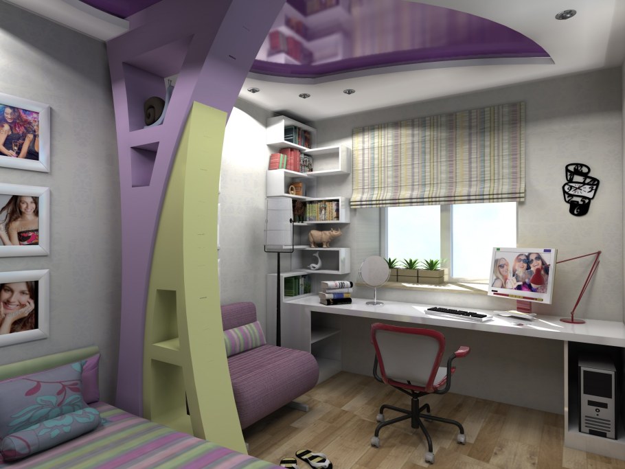 Комната для девочки подростка